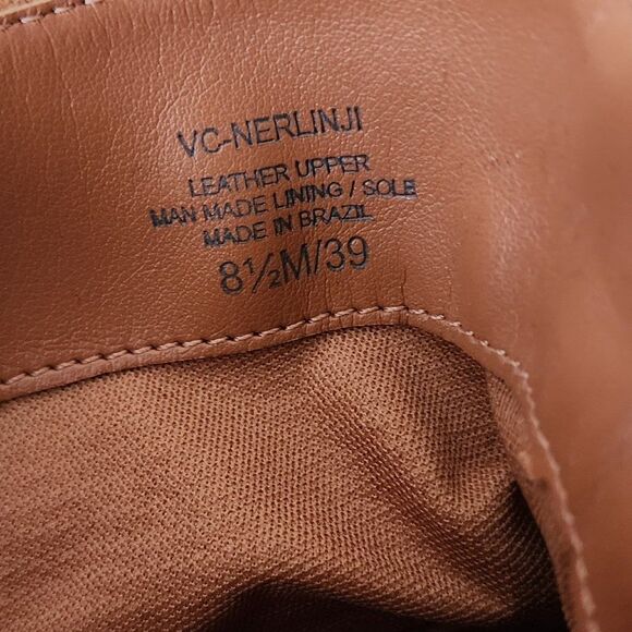 Vince Camuto Leather Slouch Bootie | Size 8.5 | Nerlinji Western Square Toe NEW - Picture 7 of 9